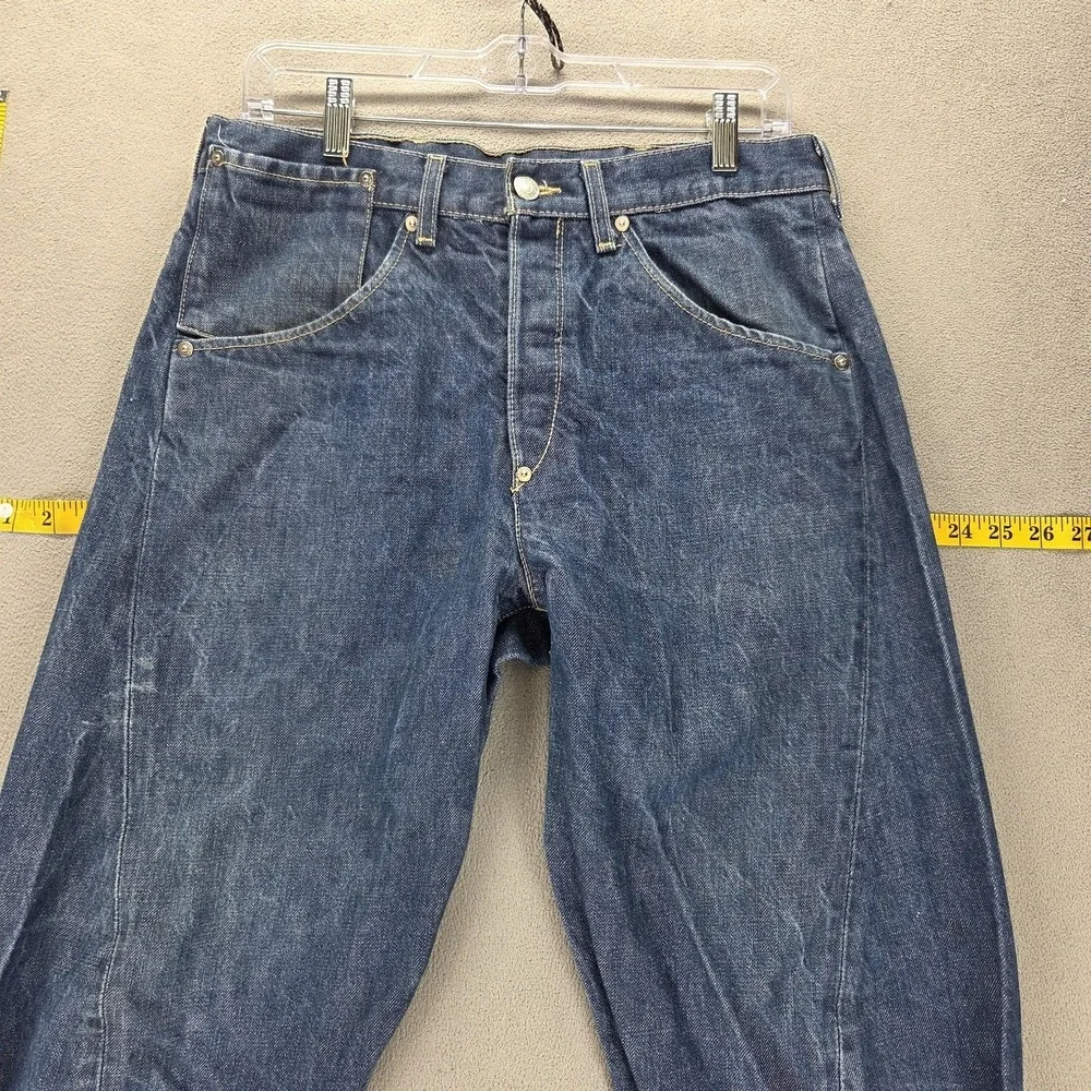 VTG Levis Engineered Jeans Mens Blue Twisted Medium Wash Button Fly Fits 30x30